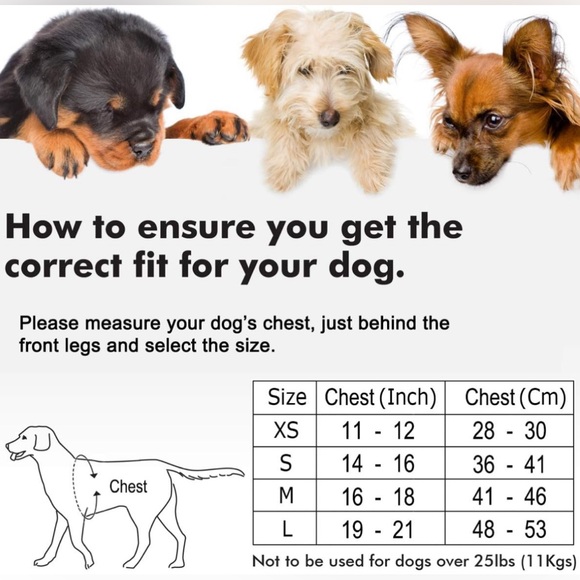 DOG HARNESS BY COMFORT FIT small breed dog SIZE XS - Picture 6 of 11